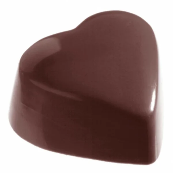 Moule Chocolat Cœur Haut Plat 3,5 x 3,1 cm (x32) Chocolate World 1