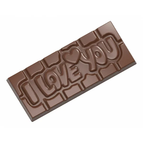 Moule Chocolat Tablette I love You (x4) Chocolate World 1